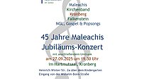 Jubiläumskonzert der Maleachis