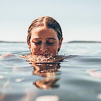 Im Wasser der Taufe